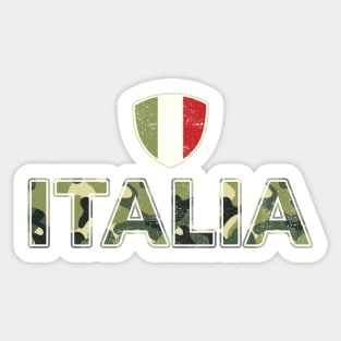 Camo Italian Pride Italia Sticker